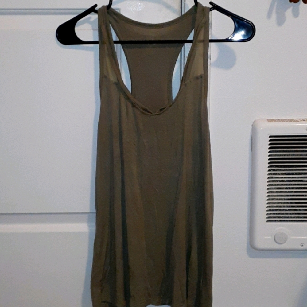 Dark green tank top